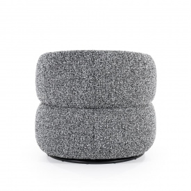FOTOLIU MAEVE MAYWOOD - METAL / LEMN / MATERIAL 100% POLIESTER - GRI MIXT - 82(L) x 72(h) x 82(l) - Img 6