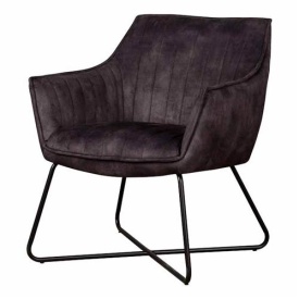 FOTOLIU MONTE ADORE - METAL / MATERIAL - NEGRU / ANTRACIT - 72(L) X 81(H) X 71(L)