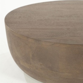KARIBU - LEMN DE MANGO - MARO - 70(L) x 70(l) x 25(h) - Img 3