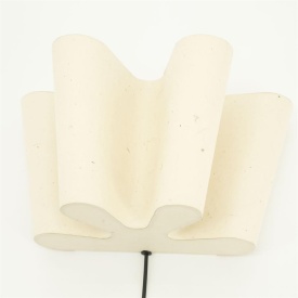 LAMPA DE PERETE MEANDER - HARTIE SI METAL - NATURAL - 40(L) x 21.5(l) x 21.5(h) - Img 5