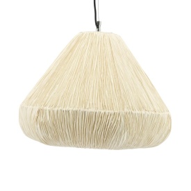LAMPĂ SUSPENDATĂ LOKTA 3 - HARTIE DE MATCHA - NATURAL - 49(L) x 49(l) x 35(h) - Img 1