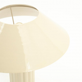 LAMPI DE MASA PALLAS - METAL - BEJ - 39(L) x 44(h) x 39(l) - Img 2