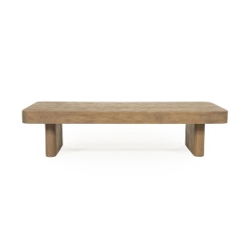 MASA DE CAFEA EDWARD - LEMN DE MANGO - MARO - 130(L) x 60(l) x 31(h) cm - Img 1