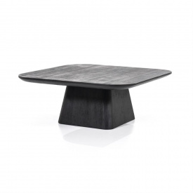 MASA DE CAFEA - LEMN DE MANGO [FSC] - NEGRU - 80(L) x 32(h) x 80(l) - Img 2