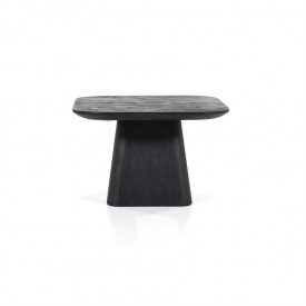 MASA DE CAFEA - LEMN DE MANGO [FSC] - NEGRU - Ø60 x 39(h) - Img 1