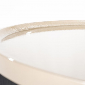MASA DE CAFEA MAYSON - MDF / STEJAR FIN - BEJ / NEGRU - Ø120 x 25(h) - Img 4