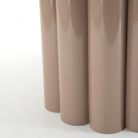 MASA DE CAFEA OLYMPA - METAL - BEJ / CREM - Ø63 x 35.6(h) - Img 3