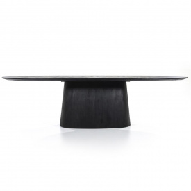 MASA DE DINING NEAGRA - LEMN DE MANGO - NEGRU - 300(L) x 76(h) x 110(l)