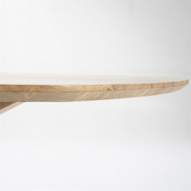 MASA DE DINING NIKKI - LEMN DE SALCAM [FSC] - NATURAL - 200(L) x 76(h) x 100(l) - Img 3