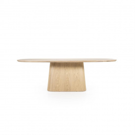 MASA DE DINING NOLA - MDF / STEJAR FIN - NATURAL - 250(L) x 76(h) x 110(l) - Img 1