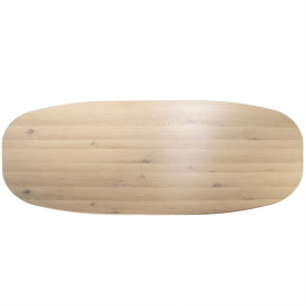 MASA DE DINING NOLA - MDF / STEJAR FIN - NATURAL - 250(L) x 76(h) x 110(l) - Img 5