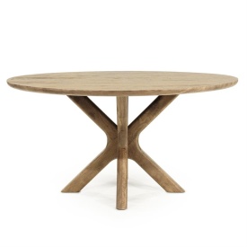 MASĂ DE DINING TYCHO - NATURALĂ - 150(L) x 150(l) x 77(h)