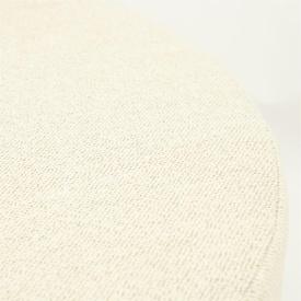 POUF AVAH MARE MANTZ - TESATURA SI FURNIR DIN LEMN DE PIN - BEJ - 80(L) x 80(l) x 35(h) cm - Img 2