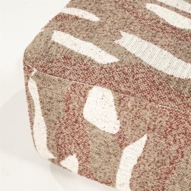 POUF - RYTM MARE - ROȘU - 70(L) x 70(l) x 34(h) - Img 3