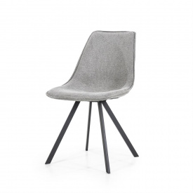 SCAUN BIG BOY - METAL / TESATURA - GRI - 50(L) x 86(h) x 63(l)