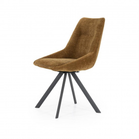 SCAUN BLISS - METAL / TESATURA - GALBEN MUSTAR - 52(L) x 86(h) x 62(l) - Img 2