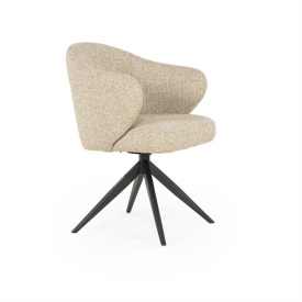 SCAUN CONNOR DONNA - TESATURA SI METAL - TAUPE - 61.5(L) x 60(l) x 81.5(h) cm - Img 10