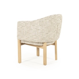 SCAUN CU COTIERA - MICHA - BEJ NORI - 66(L) x 66(l) x 79(h) - Img 4