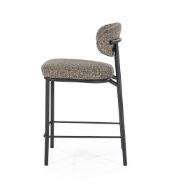 SCAUN DE BAR JARI - METAL ȘI ȚESĂTURĂ - VERDE - 50(L) x 52.5(l) x 92(h) - Img 2