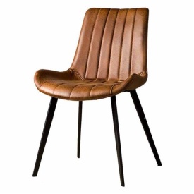 SCAUN ELJAS SAVANNAH - METAL / MATERIAL - NEGRU / MARO DESCHIS - 59(L) X 81(H) X 53(L) - Img 1