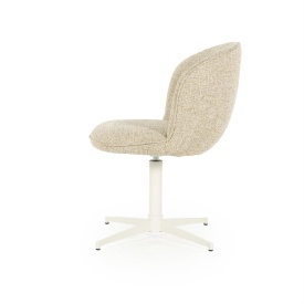 SCAUN ESMEE DONNA - TESATURA SI FIER - TAUPE - 55.5(L) x 64.5(l) x 83(h) cm - Img 3