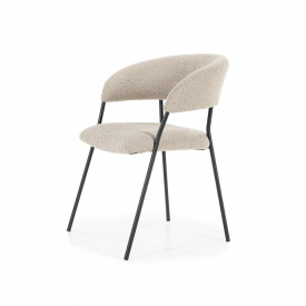 SCAUN LUKA - POLIESTER / METAL - BEJ - 57(L) x 79(h) x 61.5(l) - Img 2