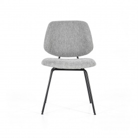 SCAUN LYNN - METAL / LEMN / TESATURA 100% POLIESTER - GRI - 49.5(L) x 82(h) x 58(l) - Img 4