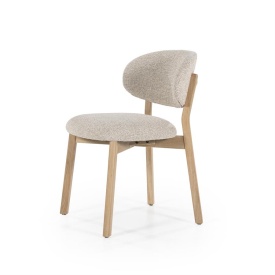 SCAUN MIKKY MOON - TESATURA SI STEJAR - TAUPE - 51(L) x 59.5(l) x 79(h) cm - Img 2