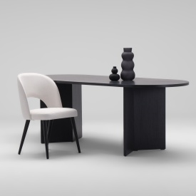 SCAUN ONDA - METAL / LEMN / TESATURA - CULOARE LA ALEGERE - 52(L) x 83(h) x 58(l) - Img 5