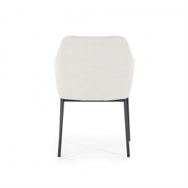 SCAUN PAUL - METAL / LEMN / TESATURA 100% POLIESTER - ANTRACIT - 58(L) x 82(h) x 60(l) - Img 6