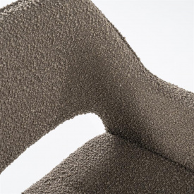 SCAUN PIVOTANT FABIO SPARK - METAL / LEMN / TESATURA 100% POLIESTER - BEJ - 56(L) x 85.5(h) x 58(l) - Img 8