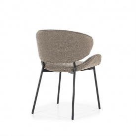 SCAUN TESS SPARK - METAL / LEMN / TESATURA - BEJ - 53(L) x 79(h) x 59(l) - Img 7