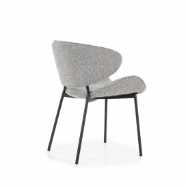 SCAUN TESS SPARK - METAL / LEMN / TESATURA - GRI - 53(L) x 79(h) x 59(l) - Img 8