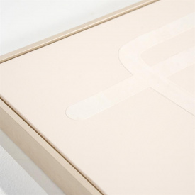 TABLOU ONO - LEMN/PANZA - TAUPE - 103(L) x 143(h) x 4.3(l) - Img 2