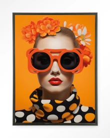 TABLOU - ORANGE FLOWER - Img 3