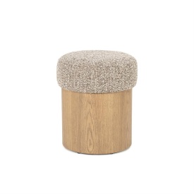 TABURET - GEORGE - TAUPE FLOU - 39(L) x 39(l) x 46(h)