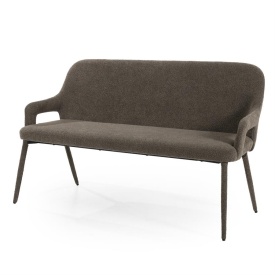 BANCĂ FIKA - METAL ȘI ȚESĂTURĂ - MARO - 140(L) x 58(l) x 84(h)