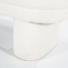 BANCHETA RAMA - POLIESTER - ALB - 120(L) x 45(h) x 45(l) - Img 4