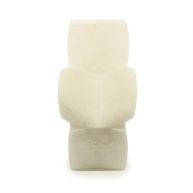 BATU - STICLĂ - BEJ - 16(L) x 16(l) x 30(h) - Img 1