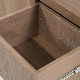COMODA HELSINKI DESCHIS - LEMN SI FURNIR DE STEJAR - MARO - 200(L) x 42(l) x 70(h) cm - Img 9
