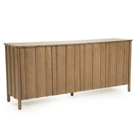 COMODA JAKE - LEMN SI FURNIR DE STEJAR - MARO - 183(L) x 47(l) x 80(h) cm - Img 5