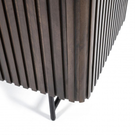 COMODA REMI CU 4 USI - DIN LEMN DE MANGO SI METAL - MARO - 170(L) x 80(h) x 45(l) - Img 5