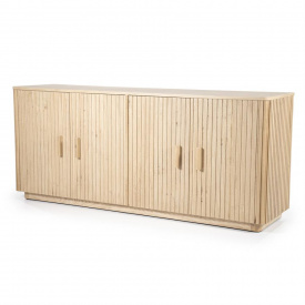 COMODA ROSENBORG - DIN LEMN DE STEJAR & FURNIR DE STEJAR - NATURAL - 175(L) x 75(h) x 45(l) - Img 4