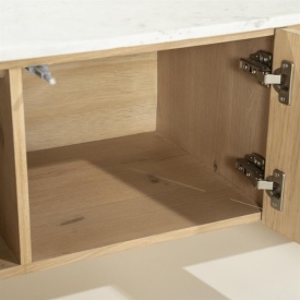 COMODA TV DON - LEMN DE STEJAR SI MARMURA - MARO - 165(L) x 45(l) x 50(h) cm - Img 9