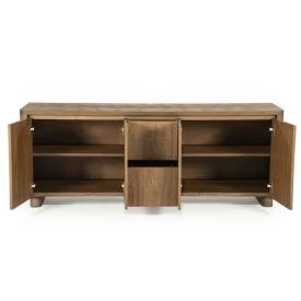 COMODA TV EDWARD - LEMN DE MANGO - MARO - 160(L) x 40(l) x 61(h) cm - Img 6