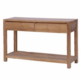 CONSOLA CORONA HALL - LEMN DE TEC RECUPERAT - NATURAL - 130(L) X 75(H) X 38(L) CM