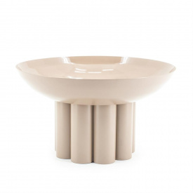 DECOR CASA - OLYMPA BOWL - METAL - BEJ - 35(L) x 21(h) x 35(l)