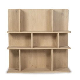 DULAP PATRAT RENEE - FURNIR DE STEJAR - NATURAL - 105(L) x 105(l) x 30(h) cm