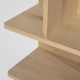 DULAP PATRAT RENEE - FURNIR DE STEJAR - NATURAL - 105(L) x 105(l) x 30(h) cm - Img 3