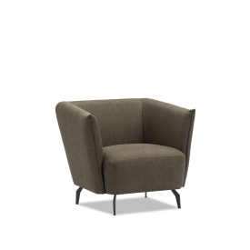 FOTOLIU CELIA - METAL / LEMN / MATERIAL 100% POLIESTER - MARO - 86(L) x 77(h) x 80(l)